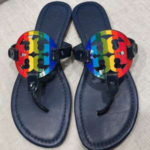 Colorful Logo Sandals